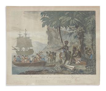 FRERET, LOUIS (after.) Habitation des Negres * Le Culte des Negres * Le Mariage des Negres * Arrivee des Europeens en Afrique.
